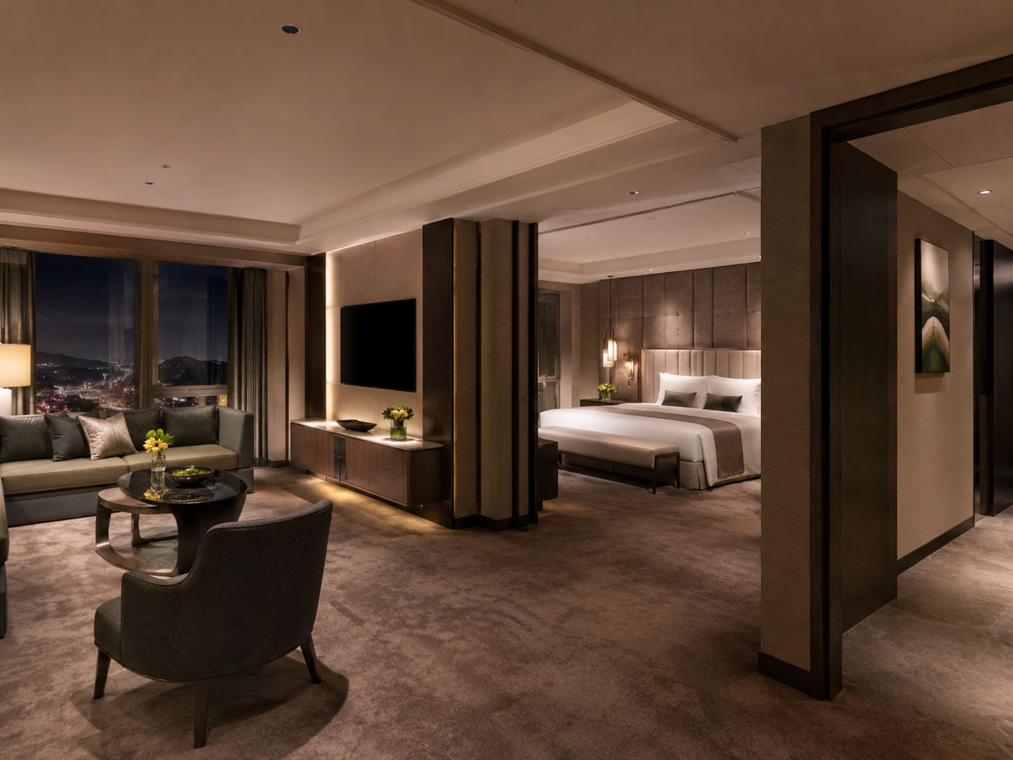 Porgess Pavilion Suite with premium lounge atmosphere