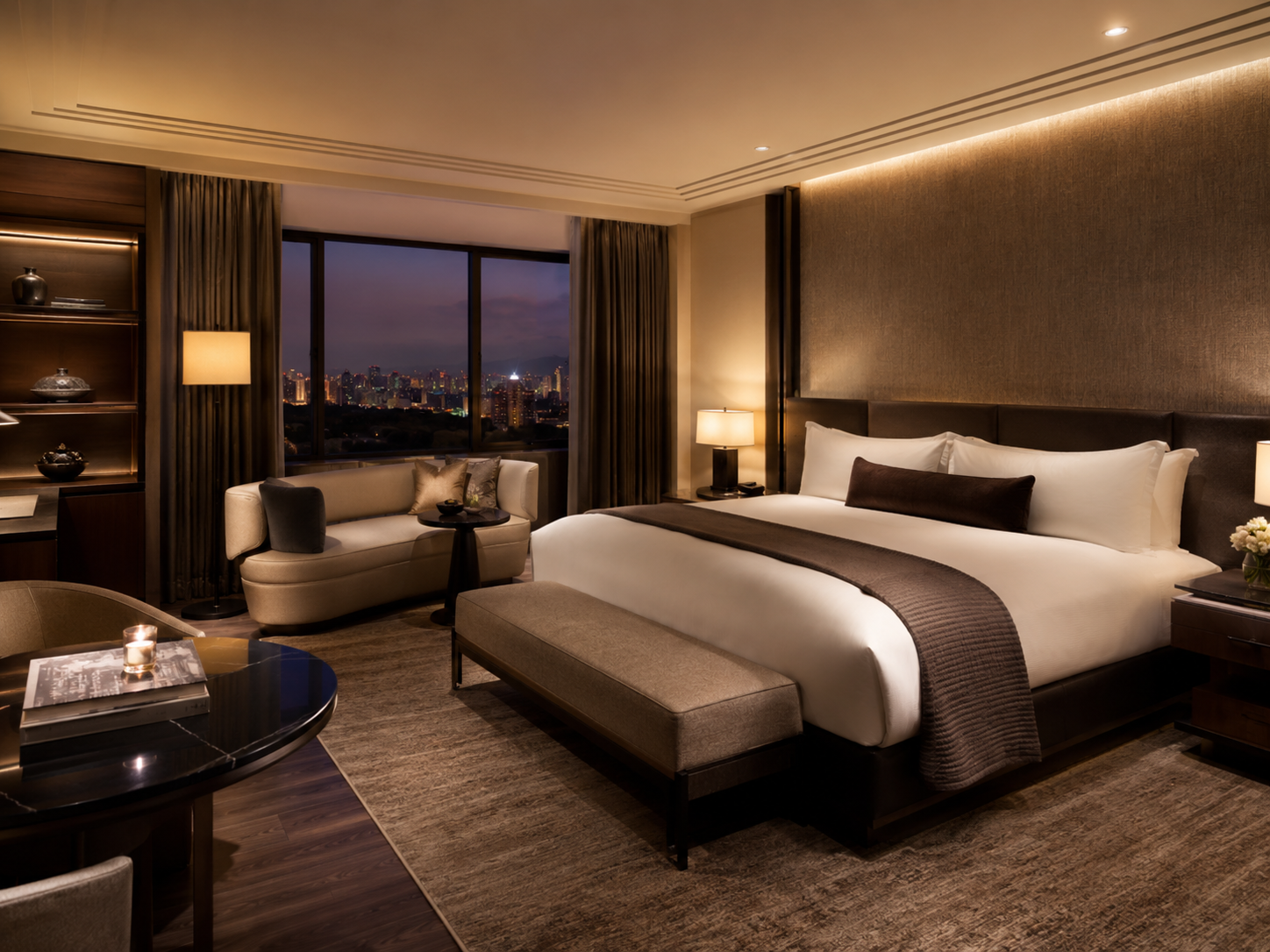 Premium King Room at Porgess with lounge seating
