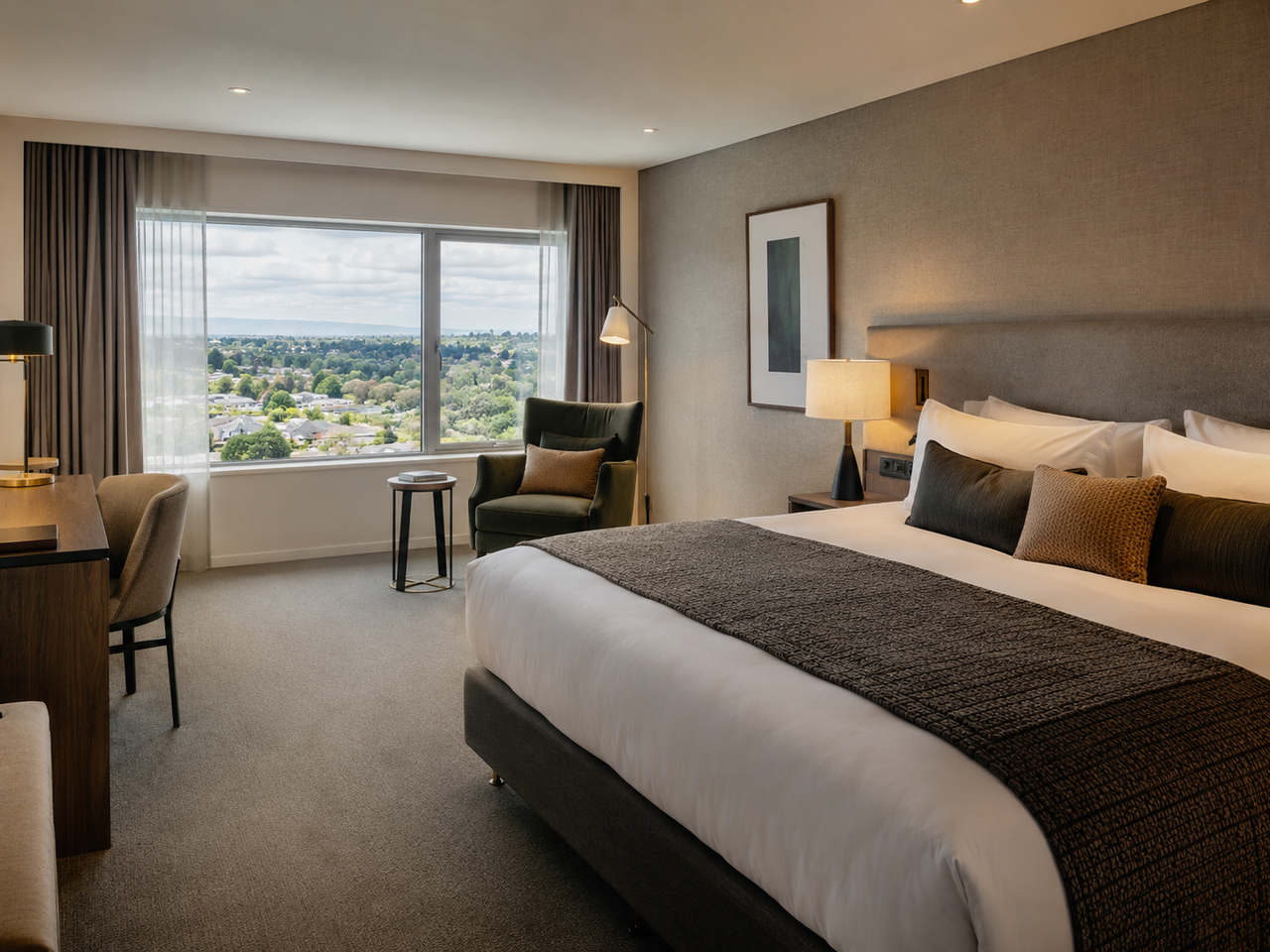 Premium guest room at Porgess in Hamilton